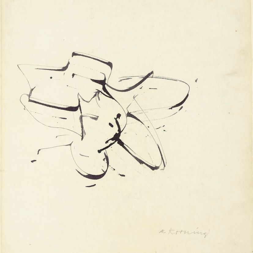 Willem de Kooning — Рисунок тушью №4