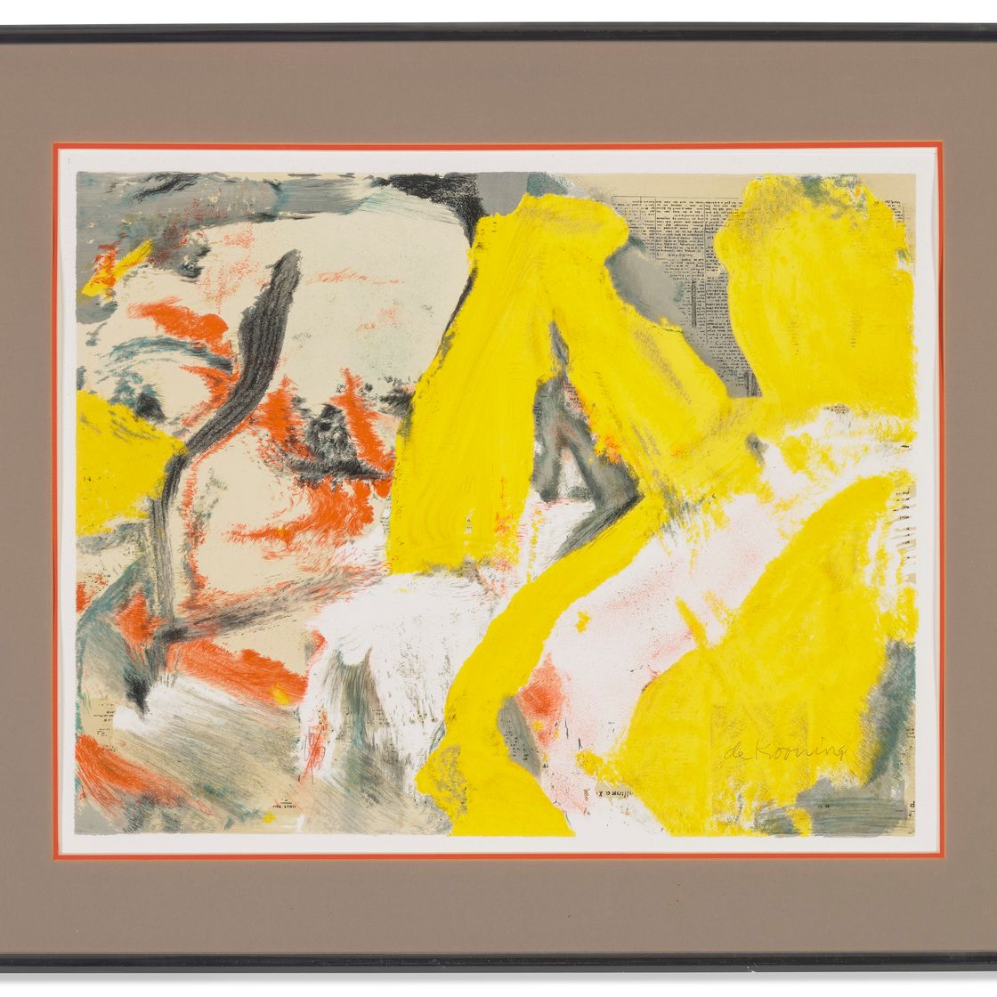 Willem de Kooning — Мужчина и крупная блондинка, изображение 2