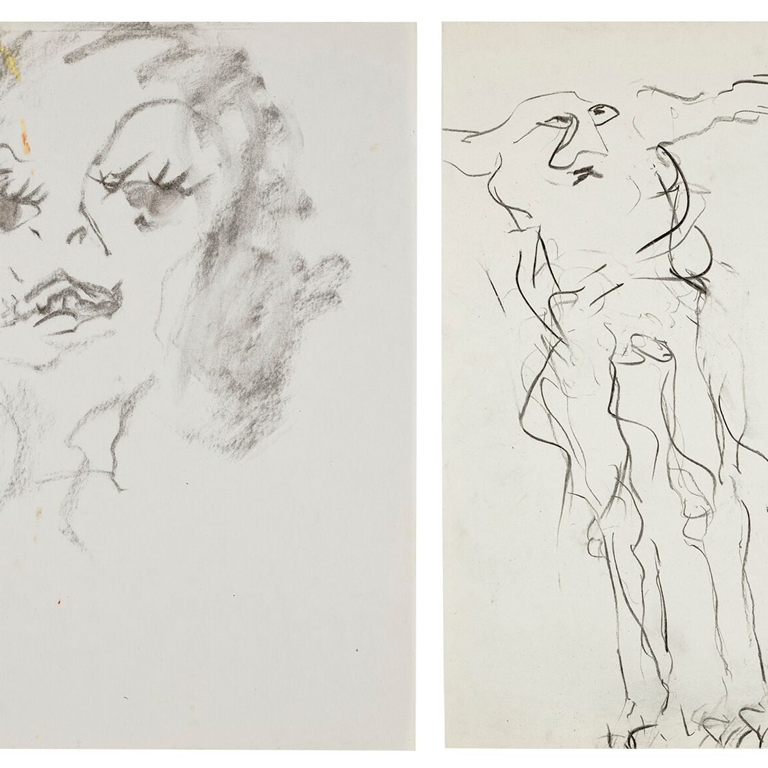 Willem de Kooning — Без названия; Без названия [Две работы]