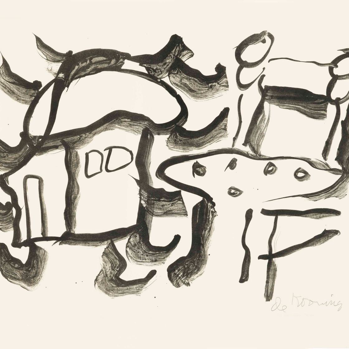 Willem de Kooning — Стол и стул