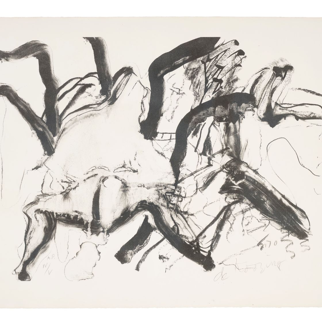Willem de Kooning — Женщина на пляже Клируотер