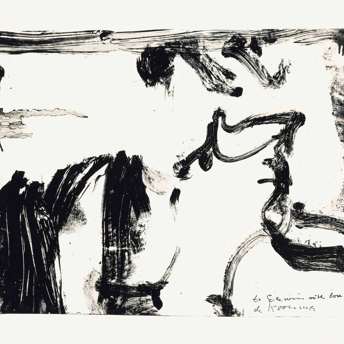 Willem de Kooning — Без названия (Лито №8)