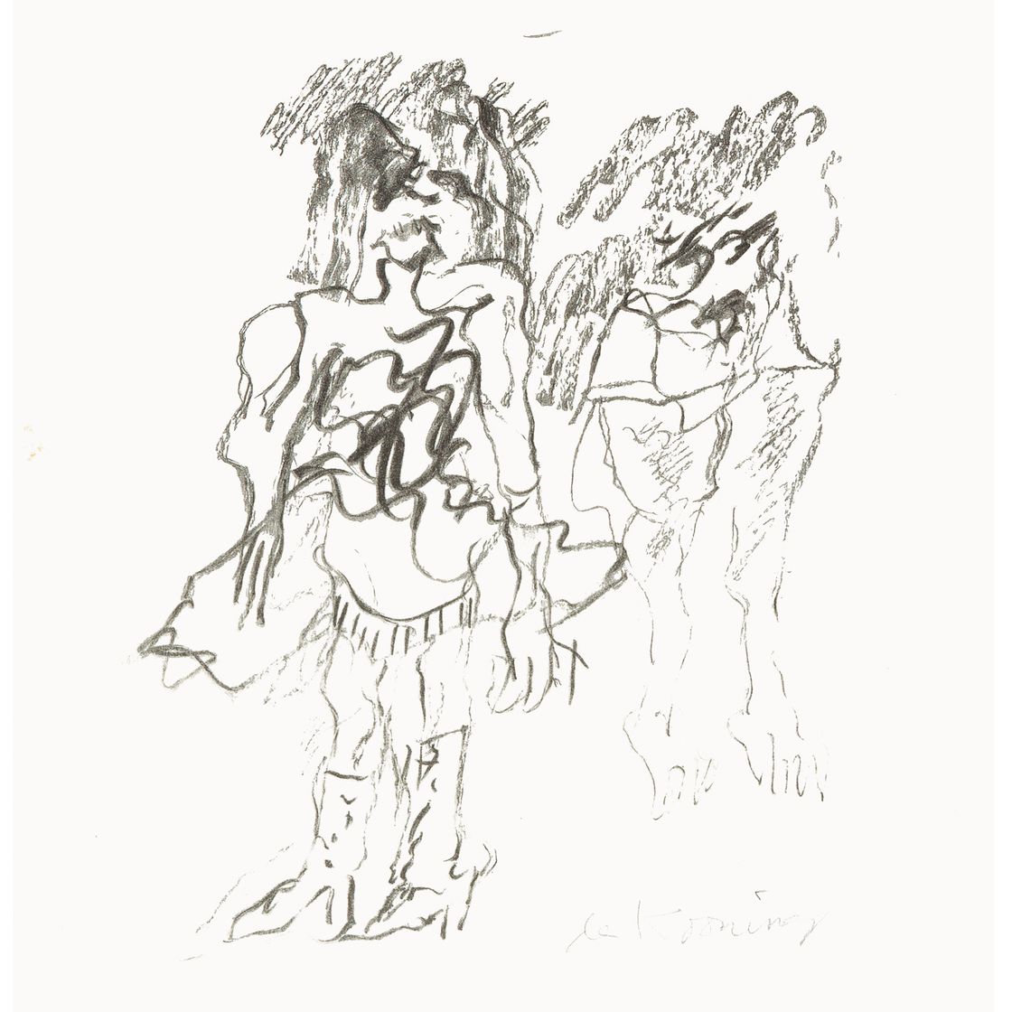 Willem de Kooning — Две женщины