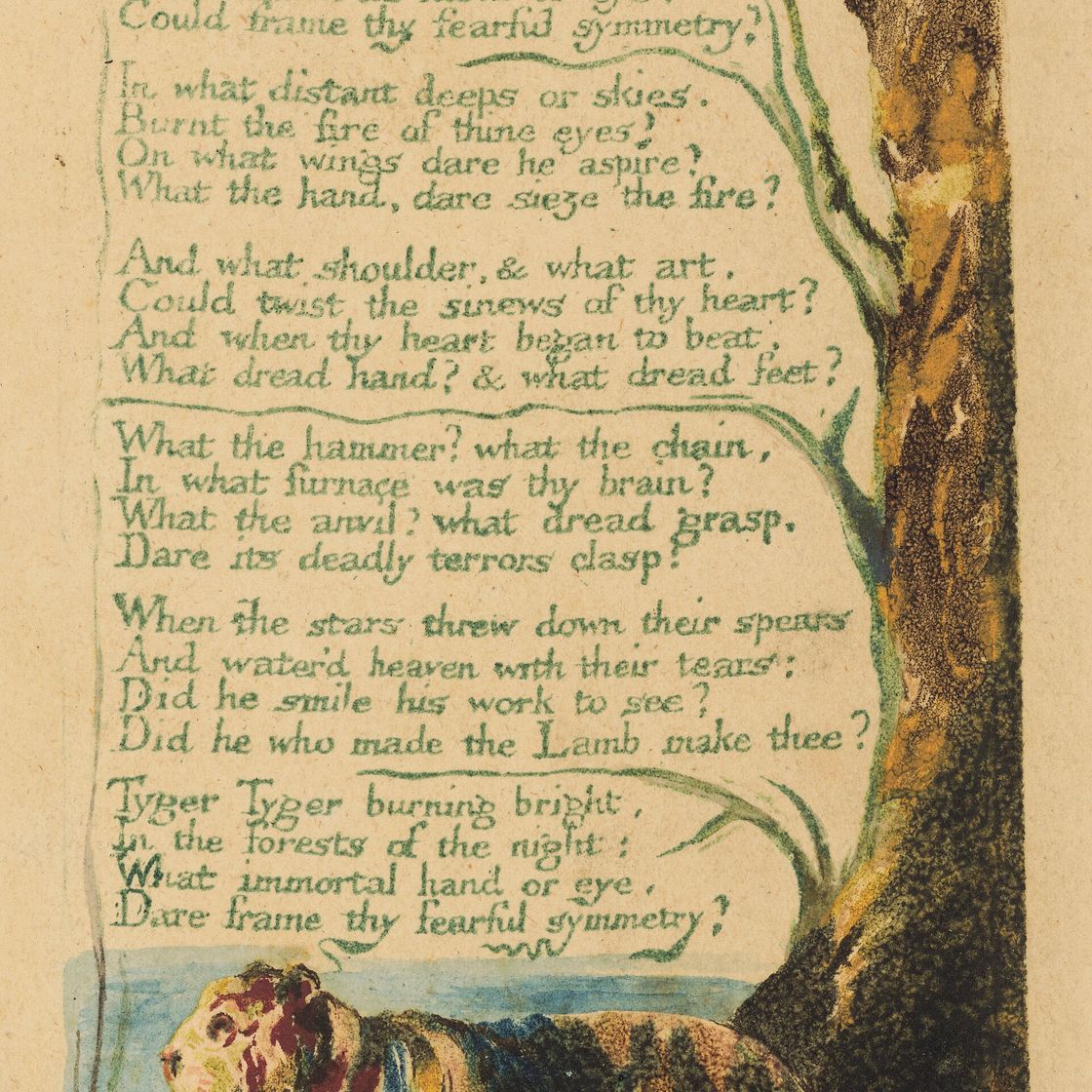 William Blake — Тигр, из фильма "Песни опыта", изображение 1