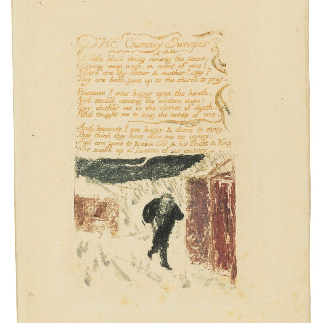 William Blake — Трубочист, из: Songs of Experience, изображение 2