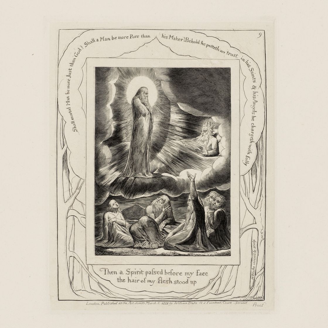 William Blake — Иллюстрации к Книге Иова, изображение 5