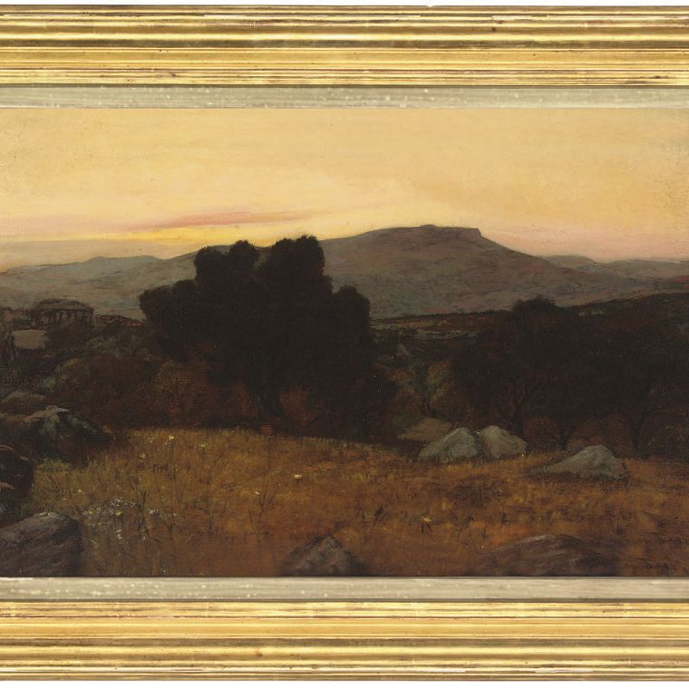 William Blake — Закат в Джирдженти, Сицилия
