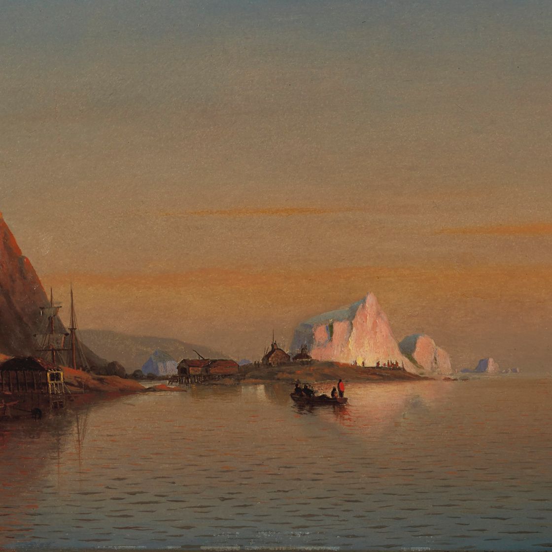William Bradford — Вид вблизи мыса Чарльз на побережье Лабрадора