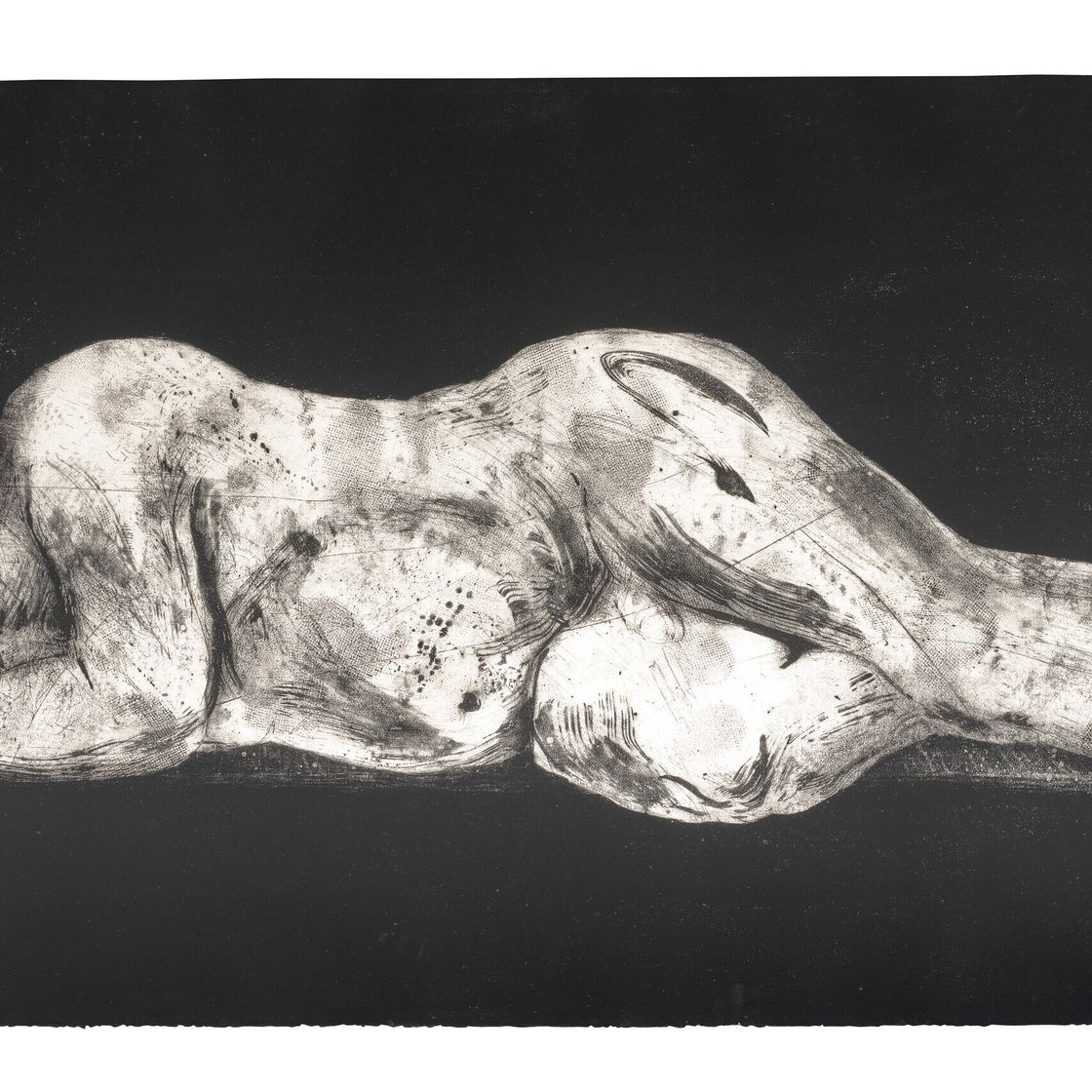 William Kentridge — Черный спальный мешок