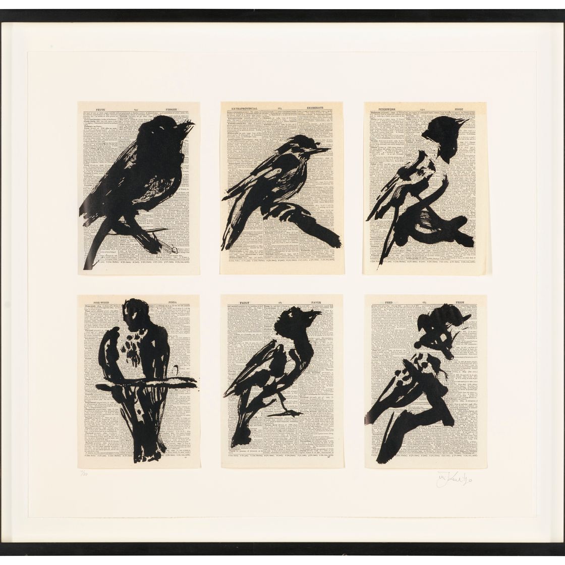 William Kentridge — Универсальные архивы (шесть птиц), изображение 2