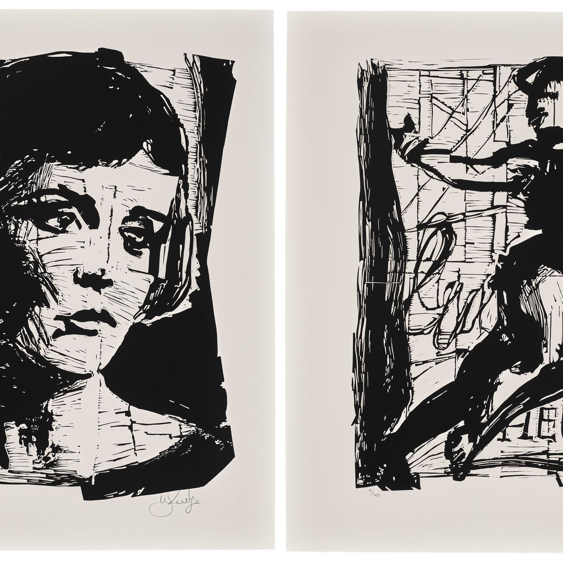 William Kentridge — Лулу играет