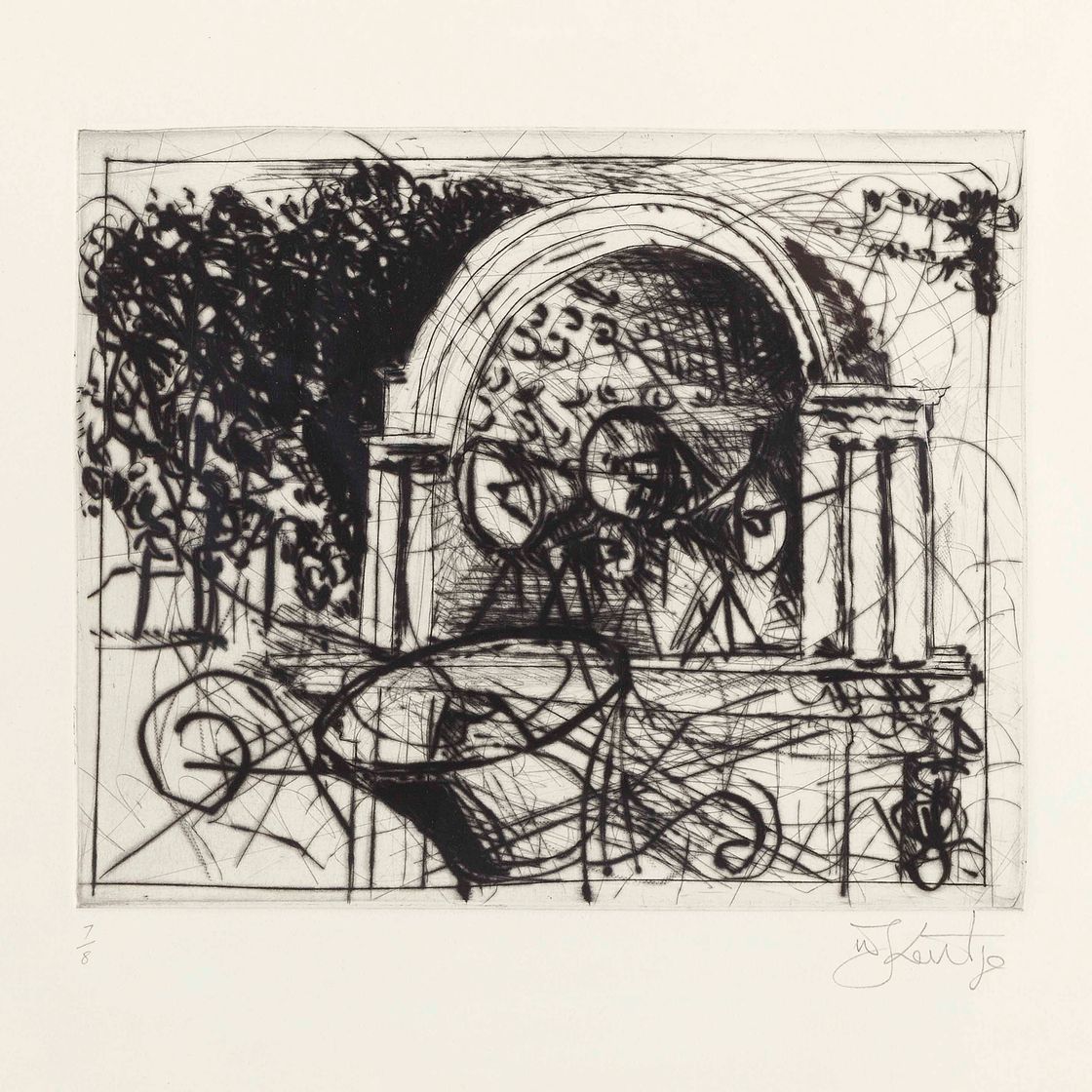 William Kentridge — Без названия (группа из Центрального парка)