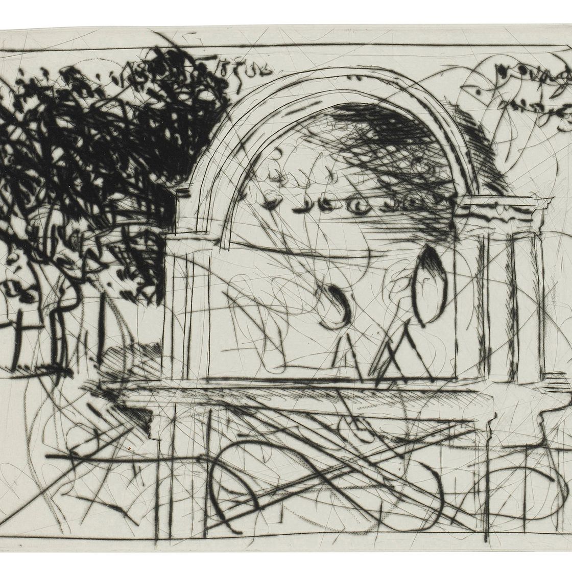 William Kentridge — Без названия (группа из Центрального парка)