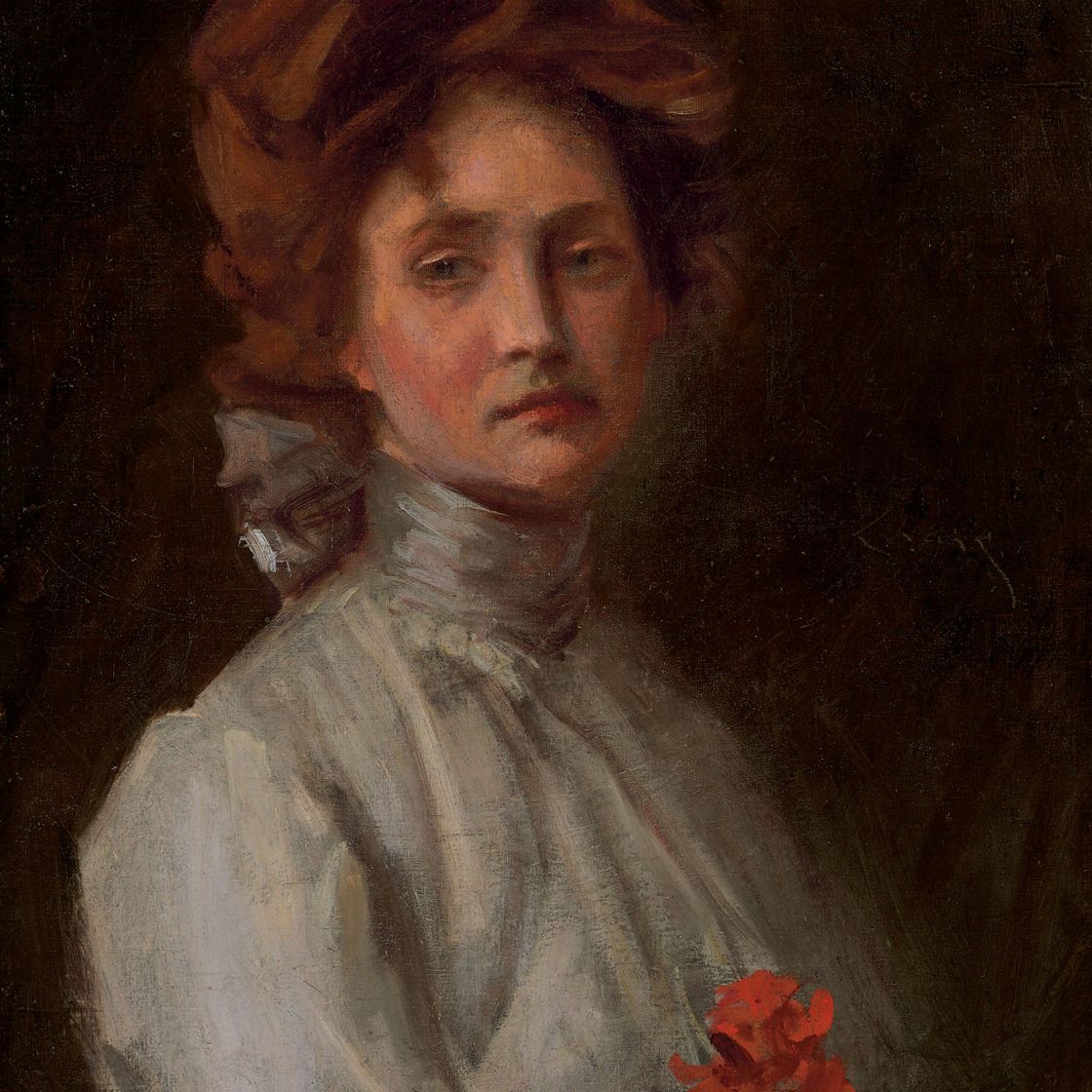 William Merritt Chase — (Без названия) Портрет молодой женщины