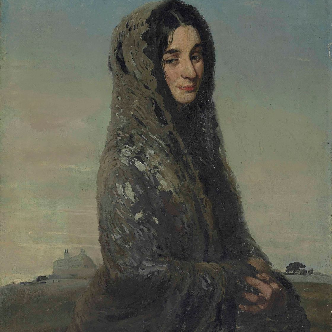 William Nicholson — Серая шаль