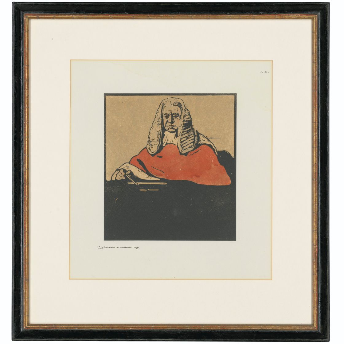 William Nicholson — Семь пластин, из: Двенадцати портретов, изображение 8