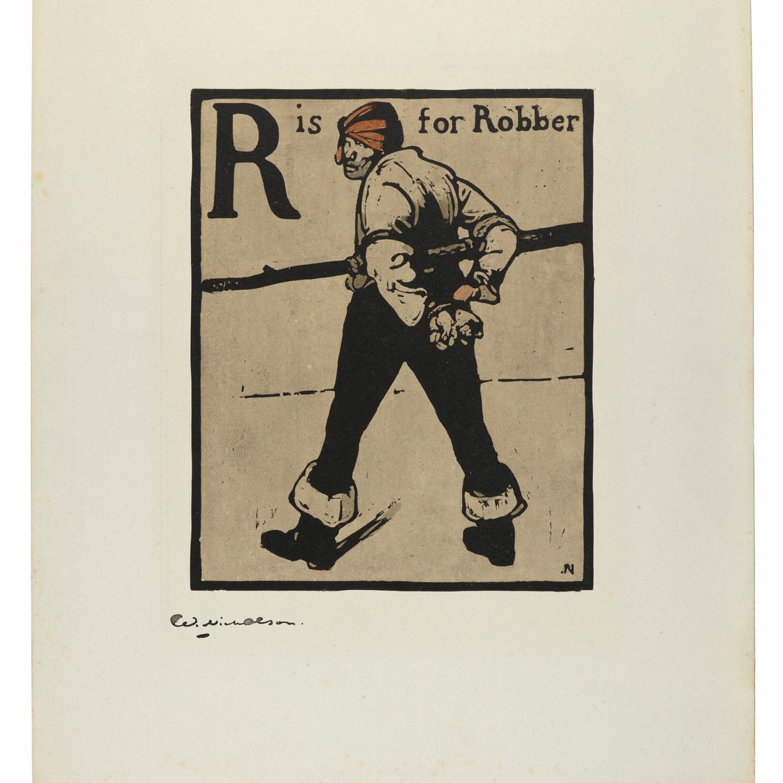 William Nicholson — R означает Грабитель, из алфавита