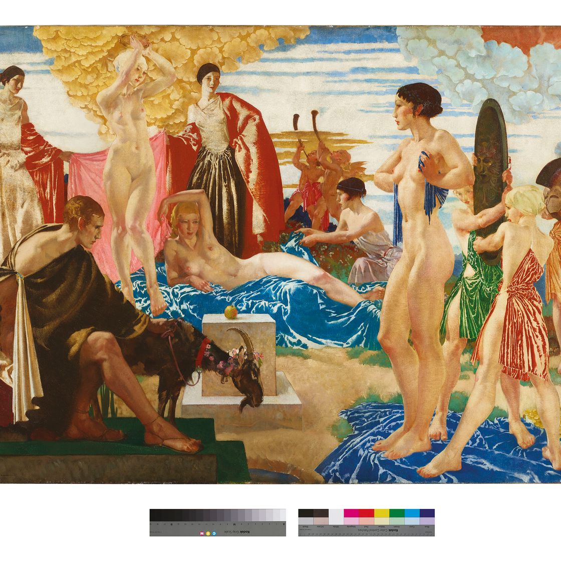 William Russell Flint — Приговор Парижа, изображение 6