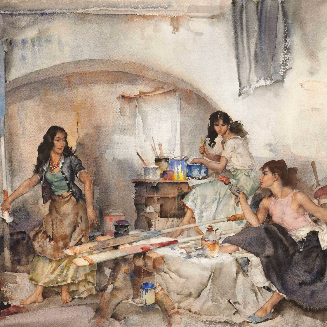 William Russell Flint — Вопрос цвета