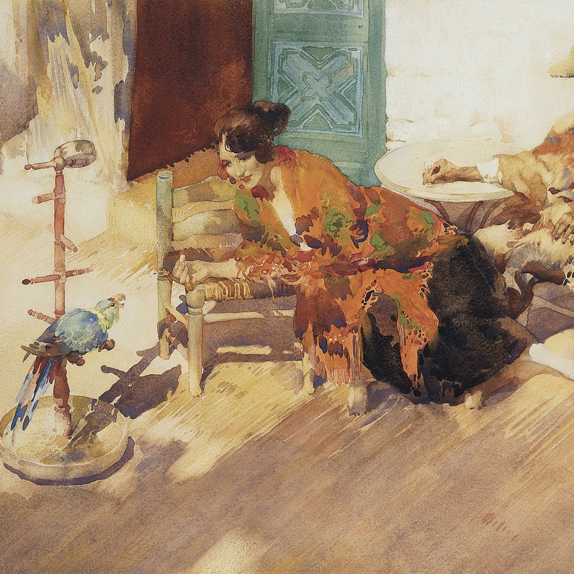 William Russell Flint — Весенняя комедия