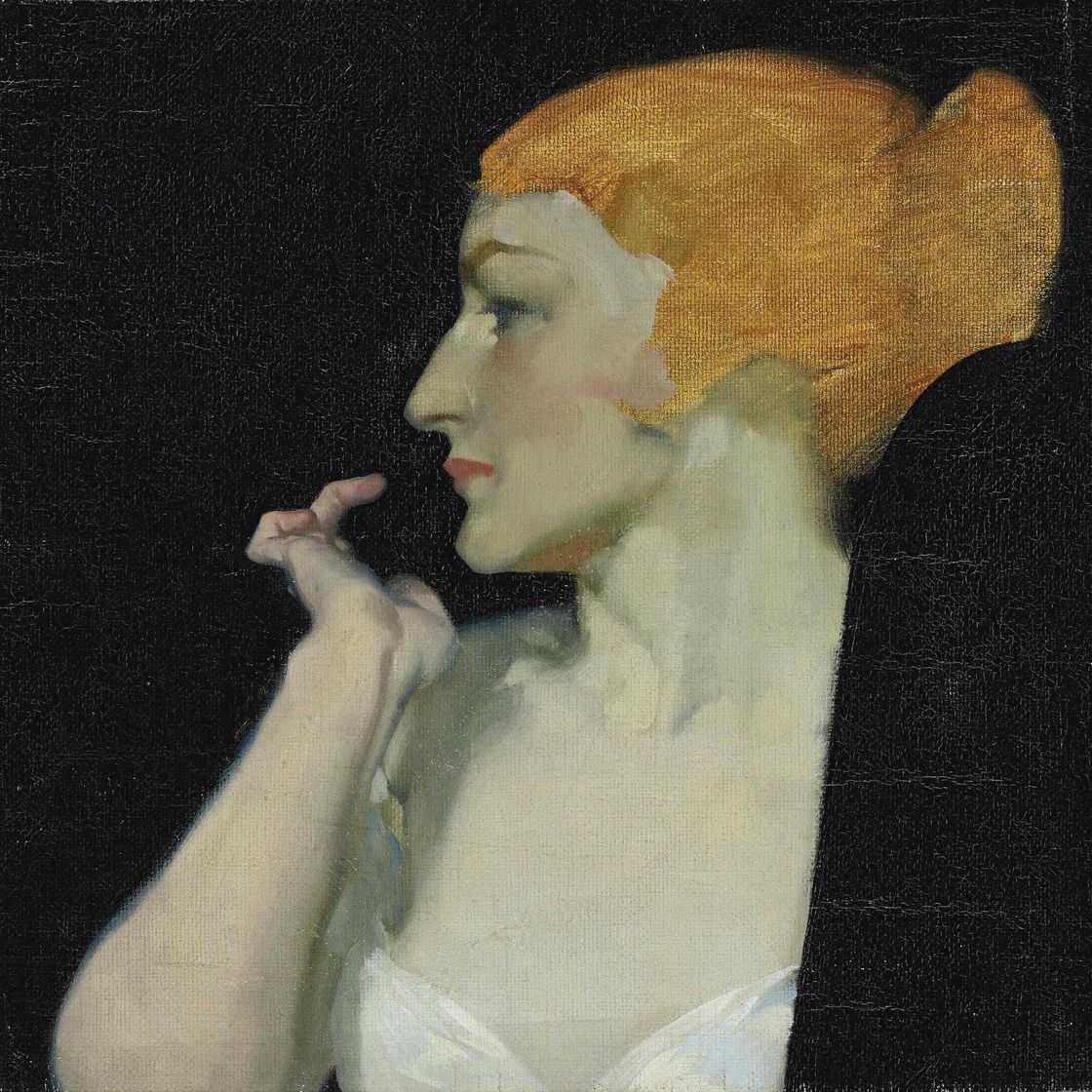 William Russell Flint — Задумчивый