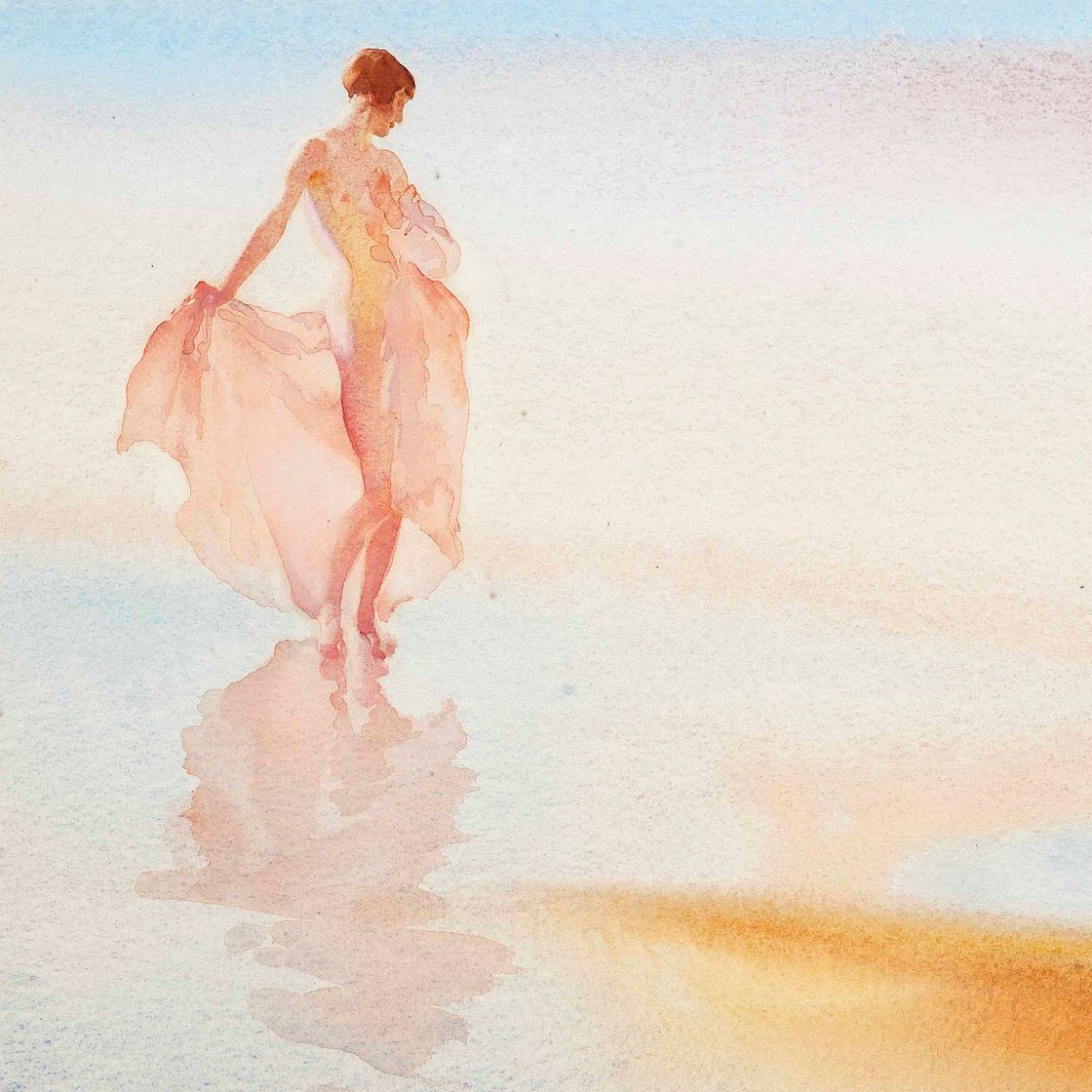 William Russell Flint — Пляжная бабочка