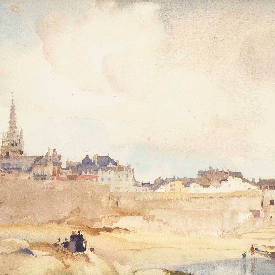 William Russell Flint — Сен-Мало, Франция