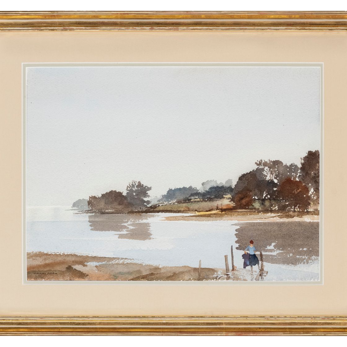 William Russell Flint — Отсутствующий паромщик