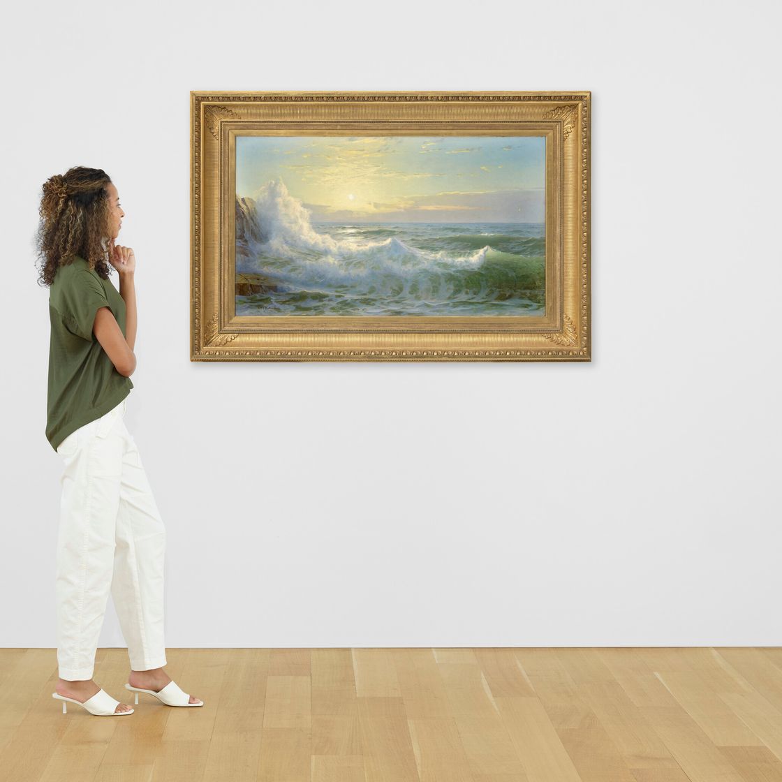 William Trost Richards — Залитые солнцем волны, изображение 4