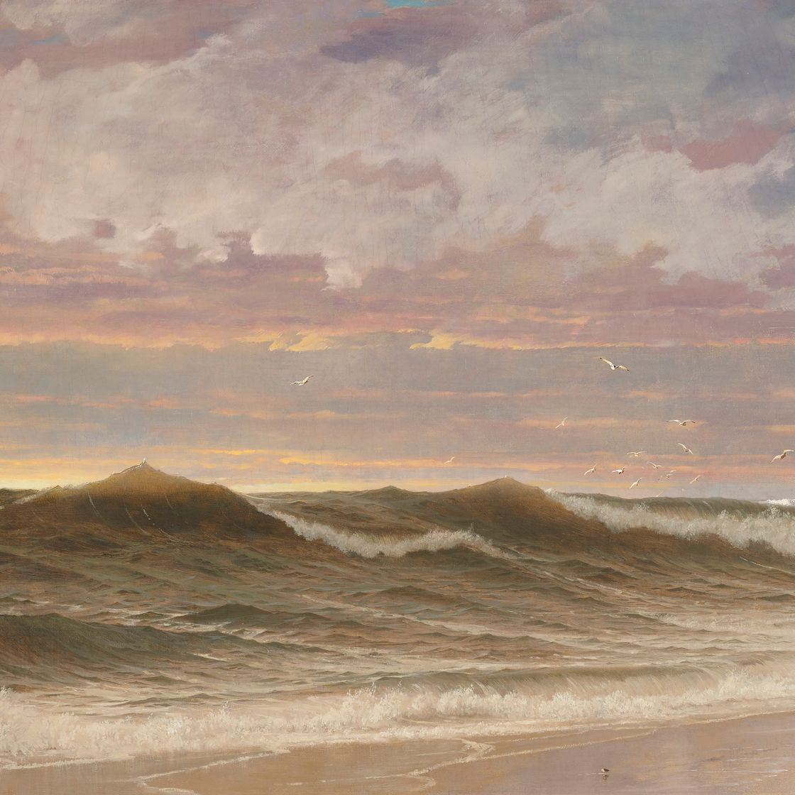 William Trost Richards — Залитый солнцем берег