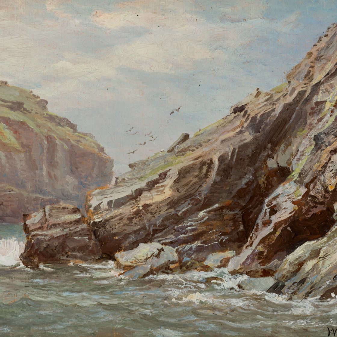William Trost Richards — Прибрежные сцены : Группа из трех работ, изображение 2