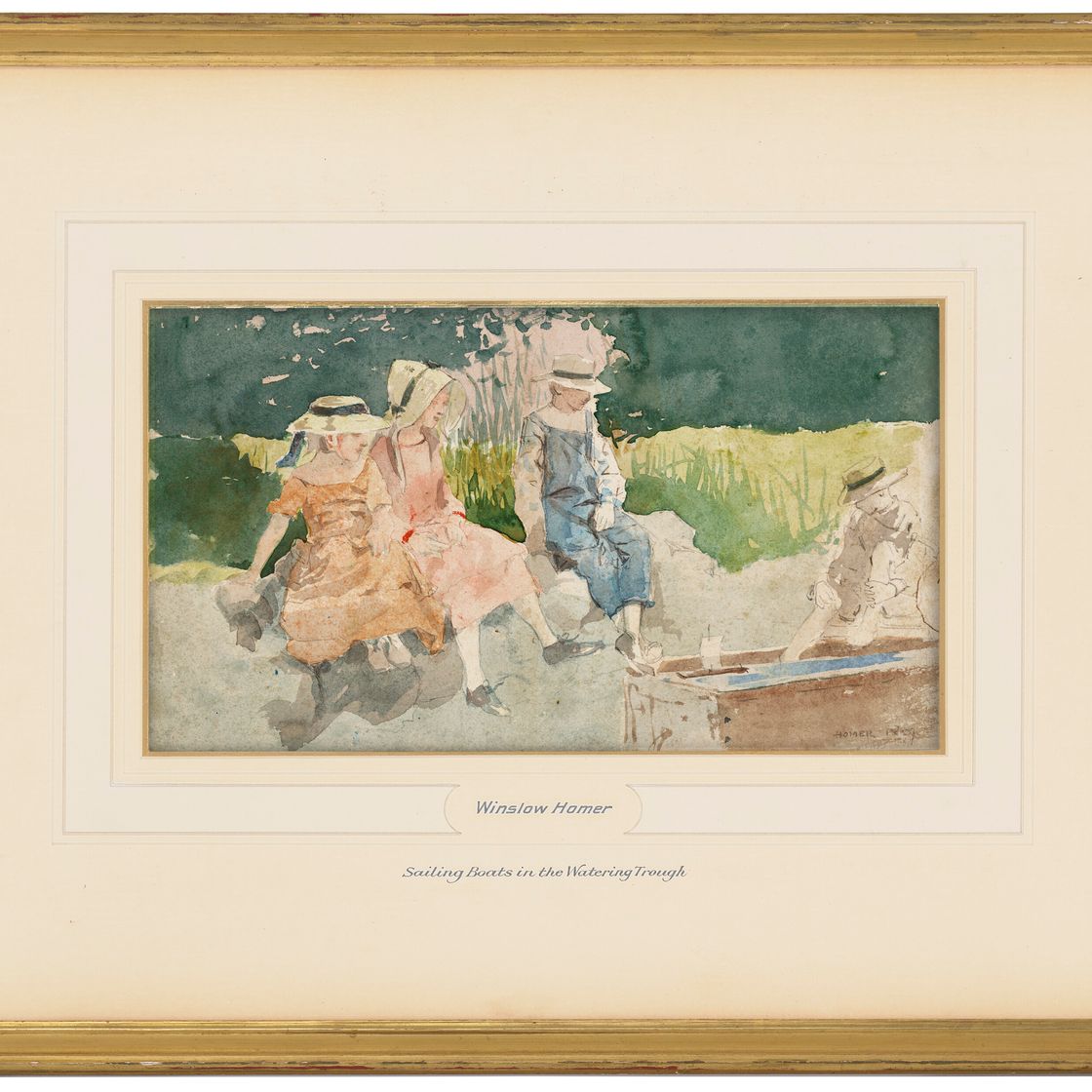 Winslow Homer — Парусные лодки в поилочном желобе, изображение 2