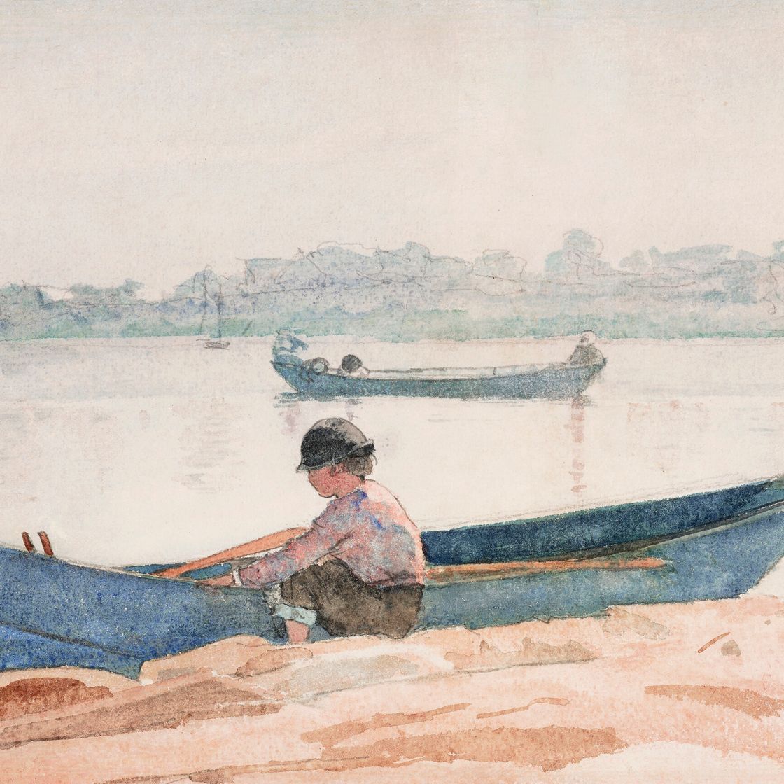 Winslow Homer — Мальчик с голубой попоной, изображение 1