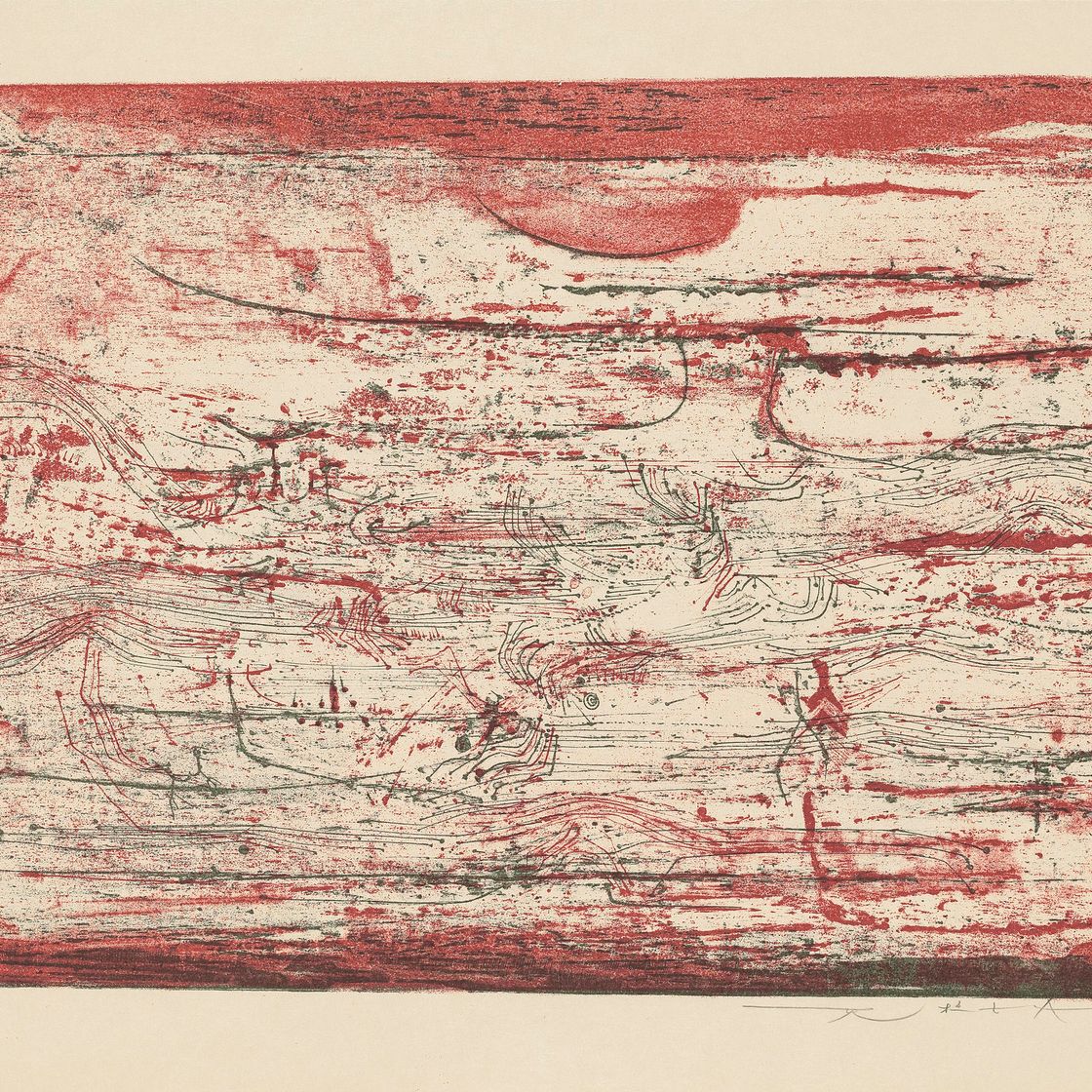 Wou-Ki Zao — Румяна Paysage