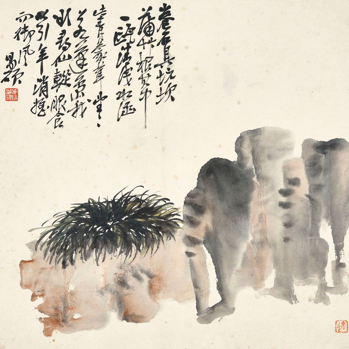 Wu Changshuo — Альбом с цветами, овощами и предметами, изображение 9