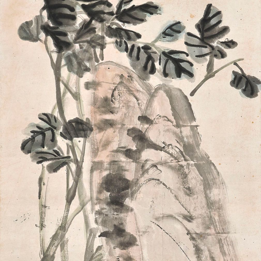 Wu Changshuo — Пион и камень
