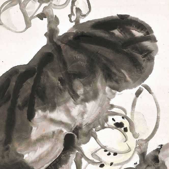 Wu Changshuo — Чернильный лотос