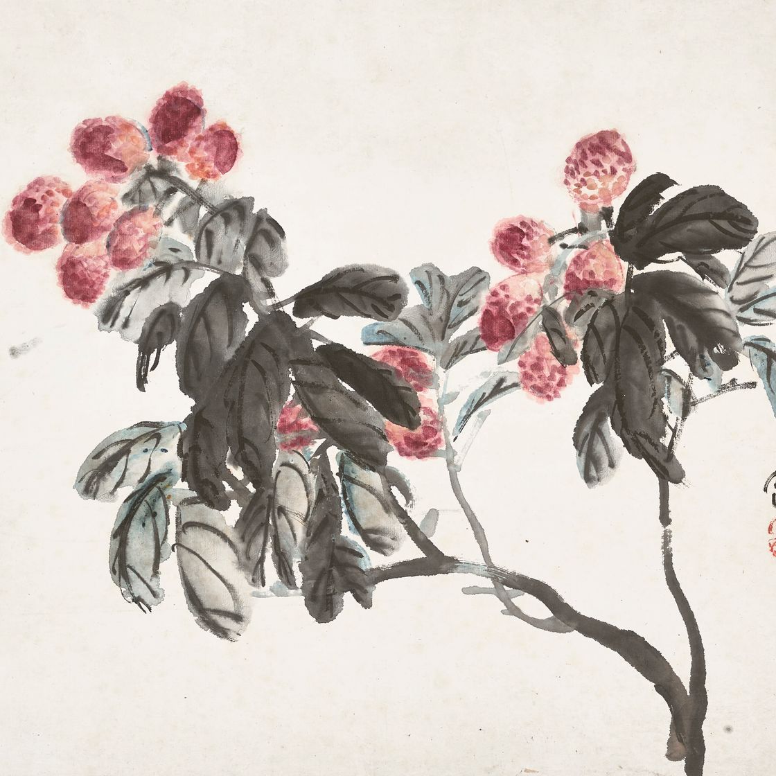 Wu Changshuo — Капуста и книги / Восковая ягода, изображение 3
