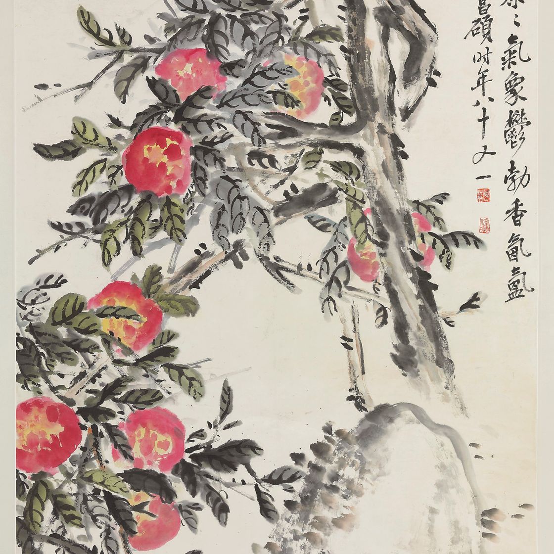 Wu Changshuo — Персики