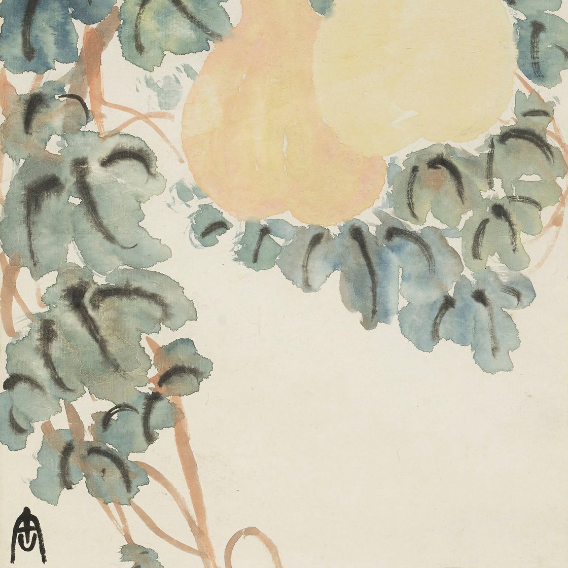 Wu Changshuo — ДВОЙНЫЕ ТЫКВЫ