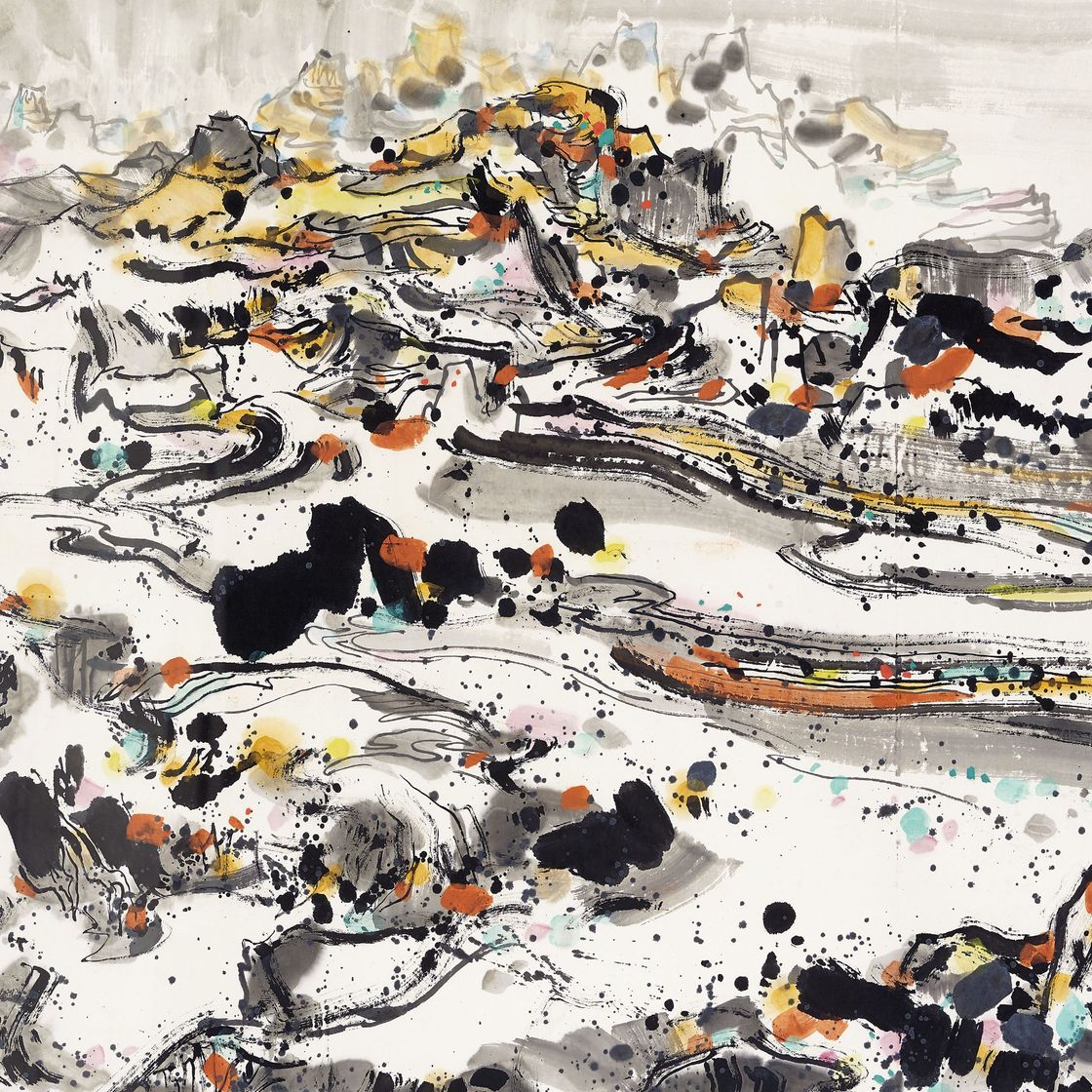 Wu Guanzhong — Большой каньон, изображение 2