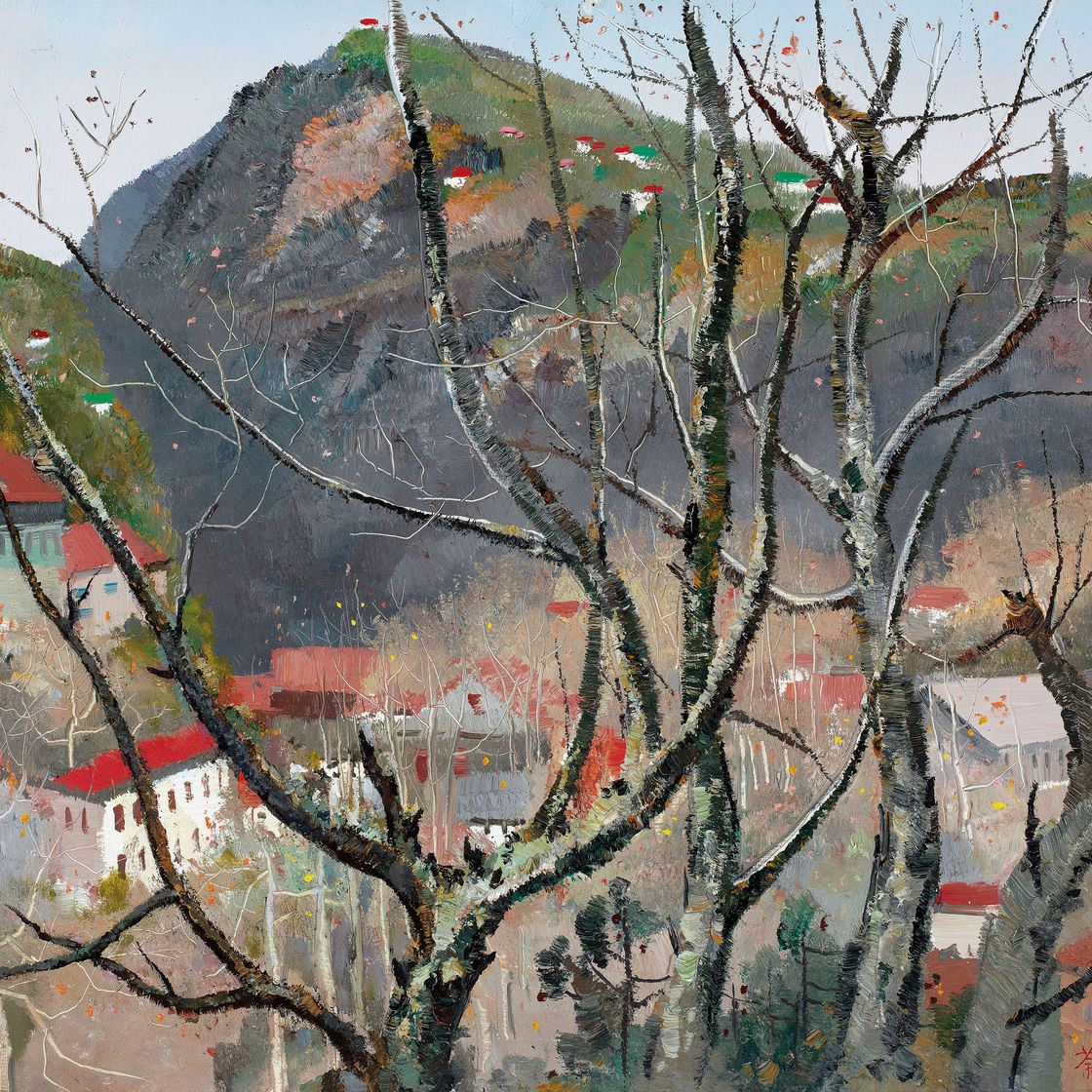 Wu Guanzhong — ГОРЫ ЛУ