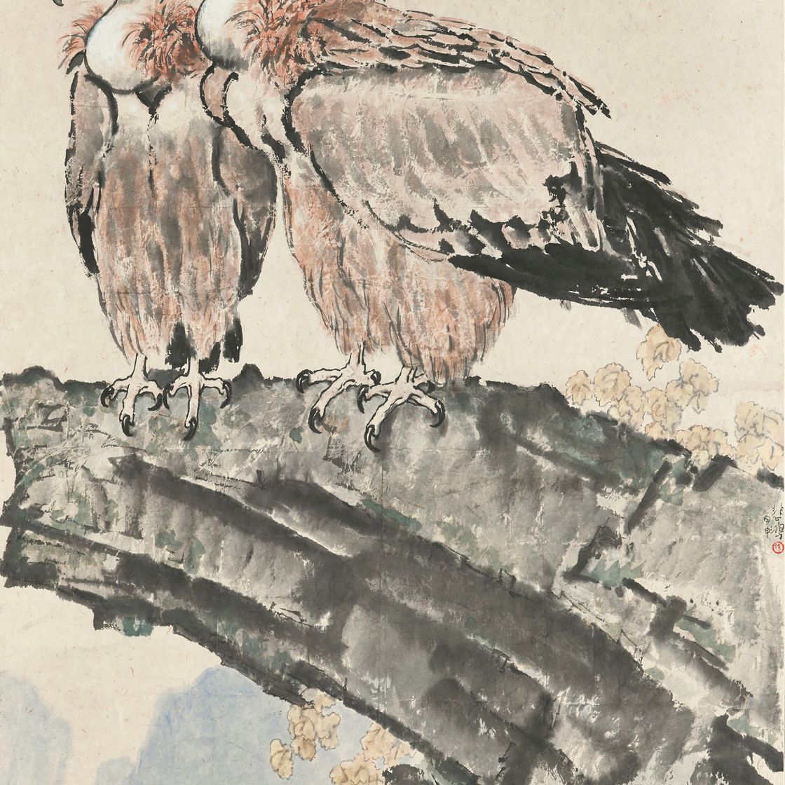 Xu Beihong — Два кондора