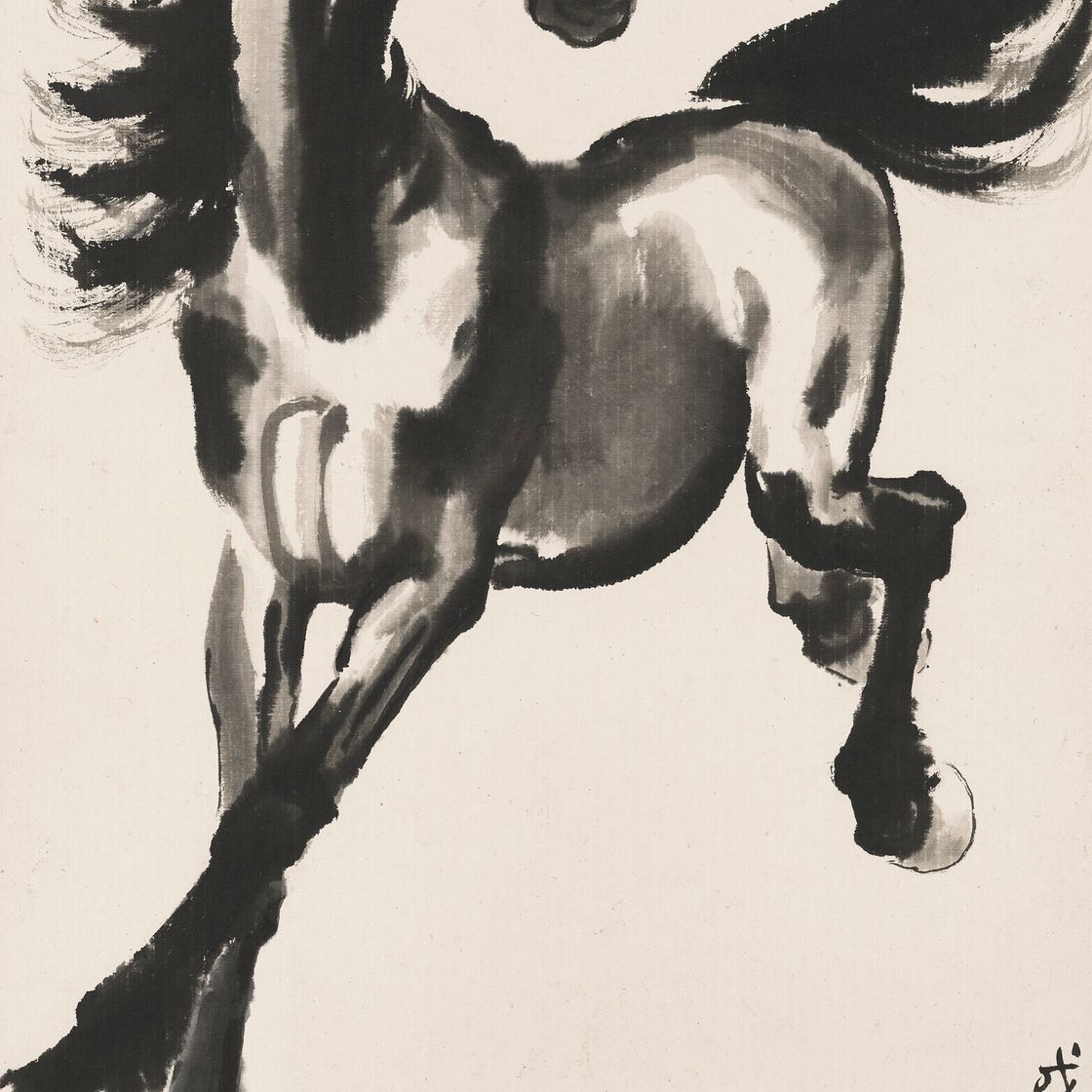 Xu Beihong — Бегущая лошадь