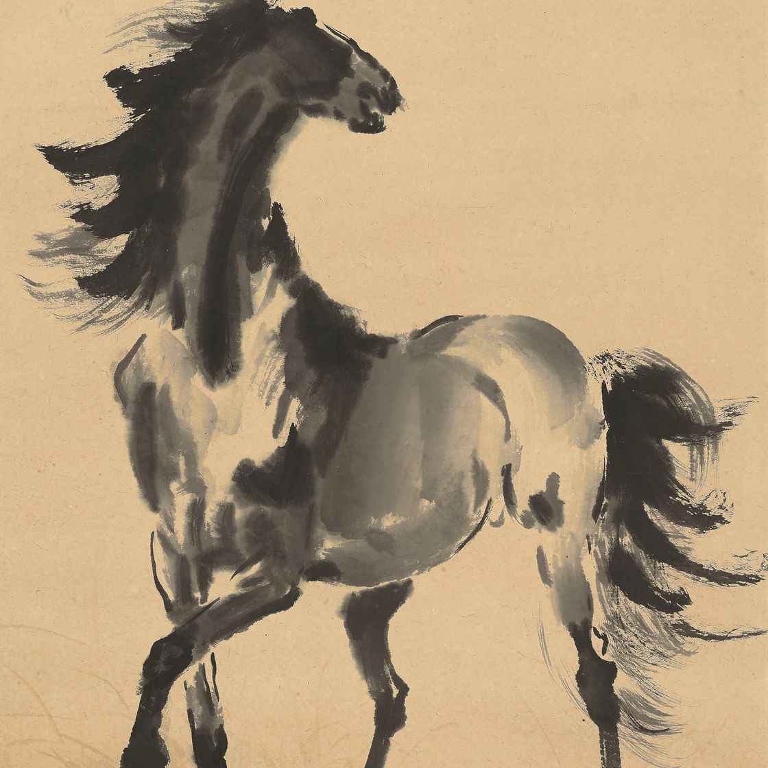 Xu Beihong — Лошадь