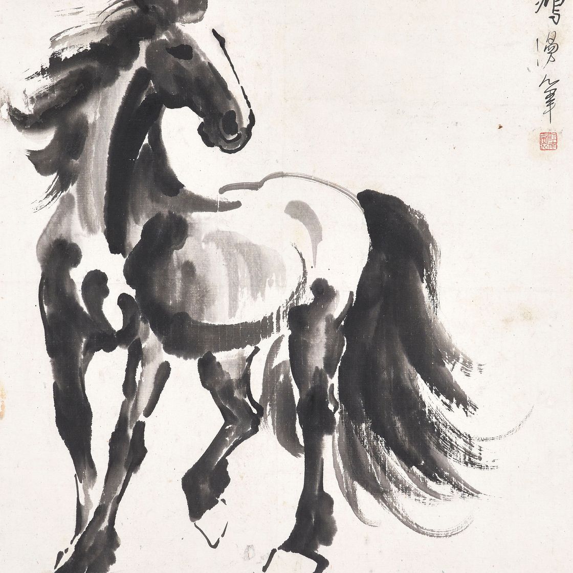 Xu Beihong — Лошадь