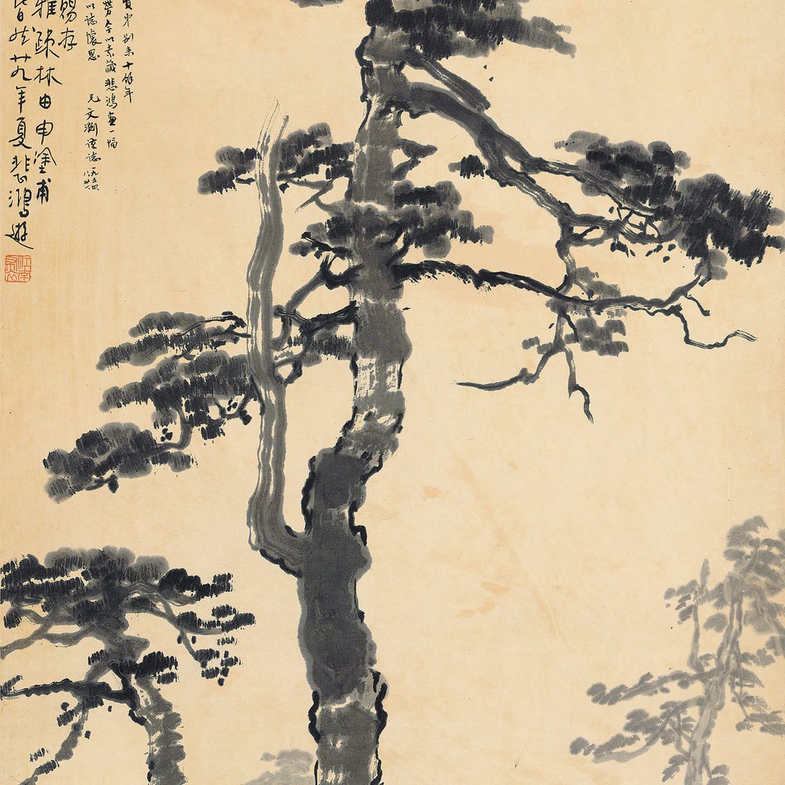 Xu Beihong — Деревья