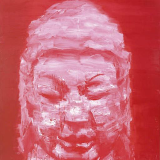 Yan Pei-Ming — Тет-а-тет-де-Будда-румяна