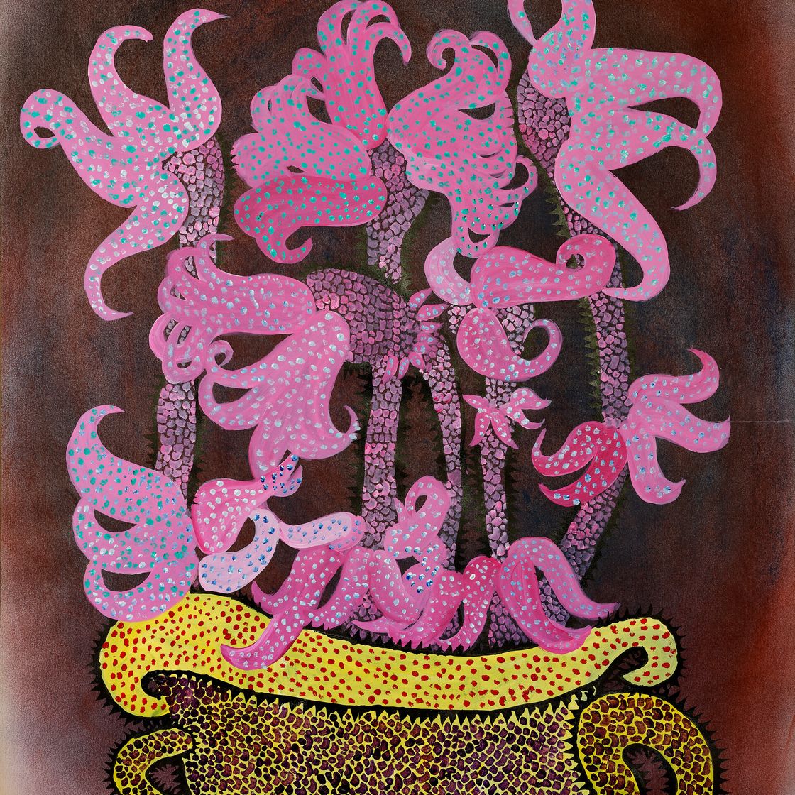 Yayoi Kusama — Желтая ваза, изображение 1