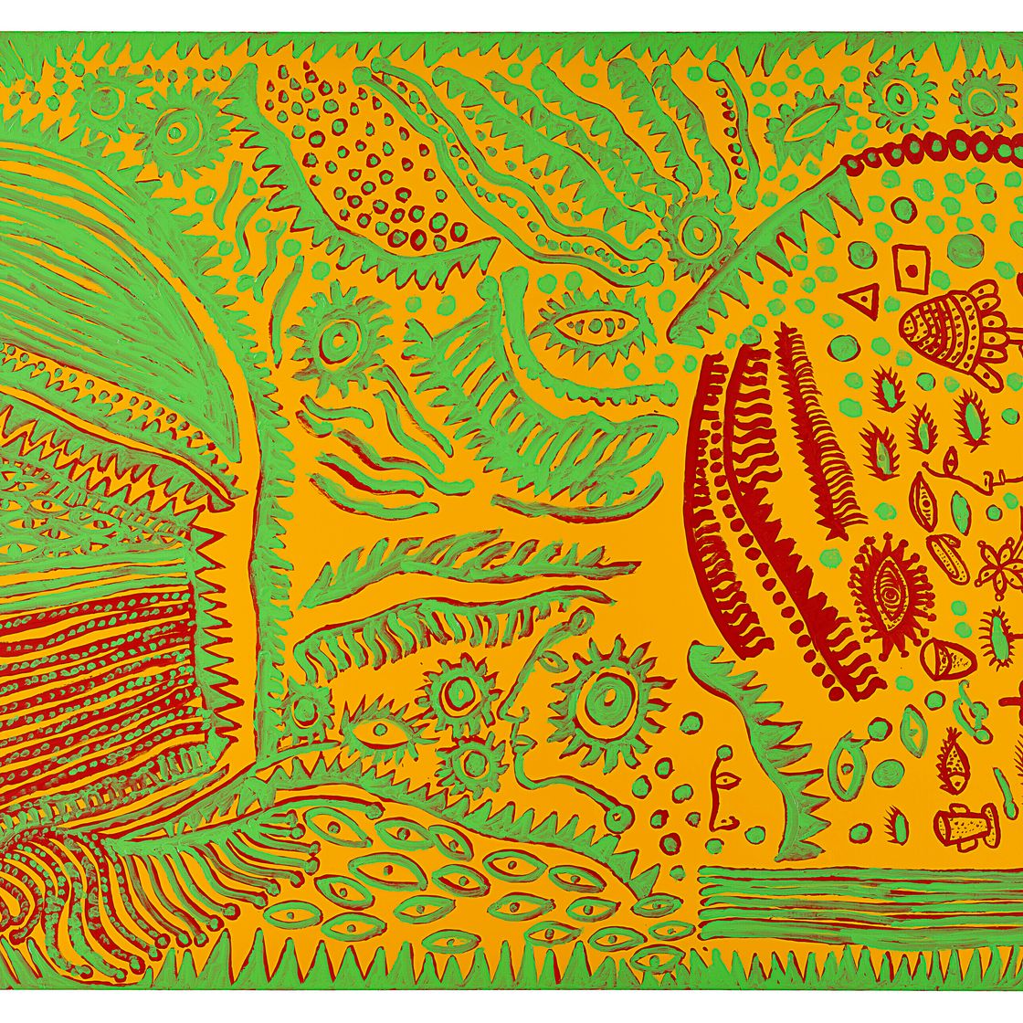 Yayoi Kusama — ЗЕЛЕНАЯ РАННЯЯ ВЕСНА, изображение 1